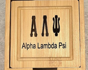 Alpha Lambda Psi Coasters (set of 4)