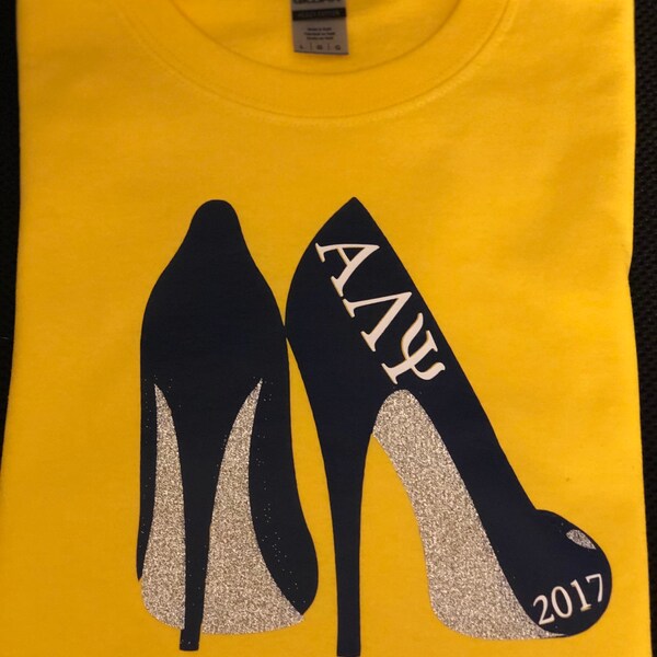 Yellow Alpha Lambda Psi t-shirt