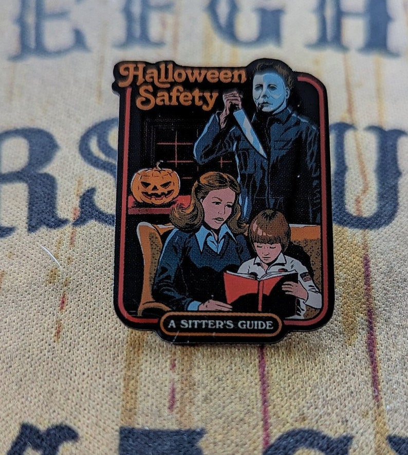 Halloween Safety A Sitter's Guide Book Pin image 1