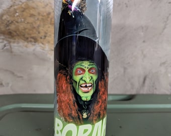 BORAH's! Face Handcrafted 20oz Skinny Tumbler with Straws