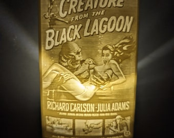 Universal Monsters Collection: 1954 Creature from the Black Lagoon Nightlight 3d Printed Lithophane