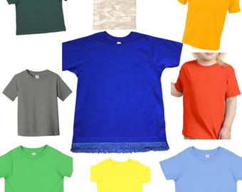 Israelite T-shirt with fringes, Hebrew Israelite  YOUTH shirts, fringes, garments with fringes, clothes with fringes, 26 Color Options
