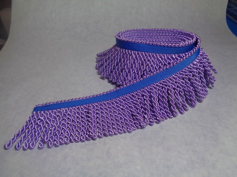 Fringes 10 Different Colors With border of Blue Etsy