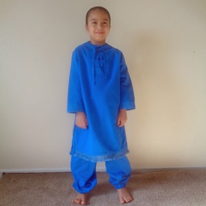 Israelite Boys Tunic and Pants Set, Tunic with fringes, Hebrew Israelite Garments, Israelite clothes with fringes, Fringes, Hebrew Israelite