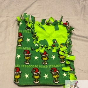 Grinch no sew blanket kit hotsell