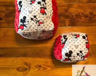 Boy Mouse Plush Rattle Block