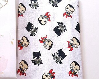 Only 9 eu/meter 240gr/m2 Bat man vs Superhero digital print knitted cotton fabric,Super Heroes fabric,comics fabric, bat, superhero