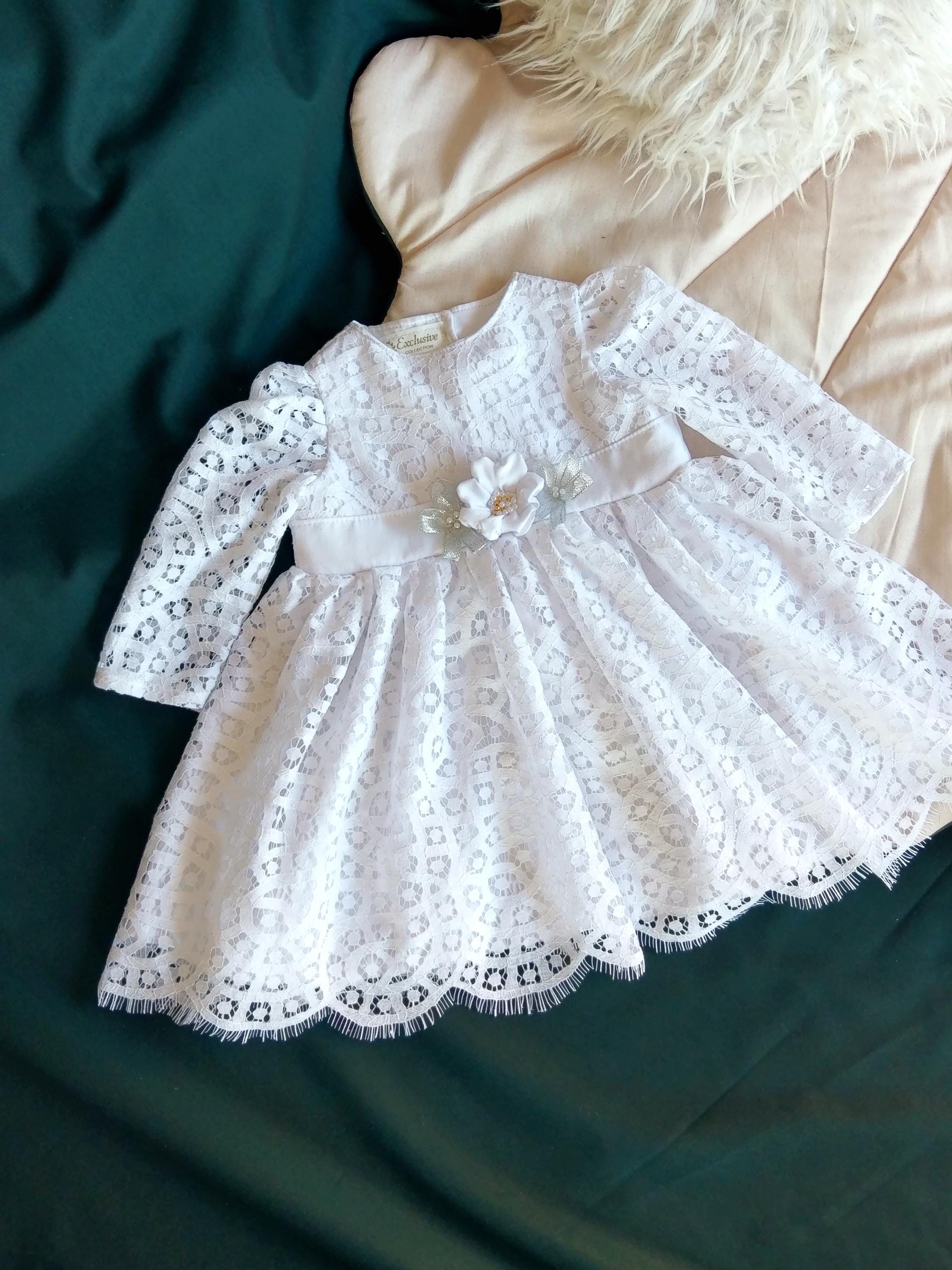 Elegant Cotton Lace Cut Out White Christening Dress,wedding White Lace Dress,flower Girl#birthday Exquisite White Lace Eyelash Trim Dress - Etsy Elegant Cotton Lace Cut Out White Christening Dress,wedding White Lace Dress,flower Girl#birthday Exquisite White Lace Eyelash Trim Dress - Etsy