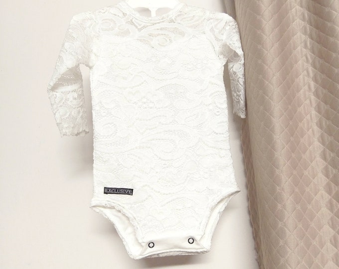Baby Club Chic Bodysuit with Rosette Embroidered Collar main image 1