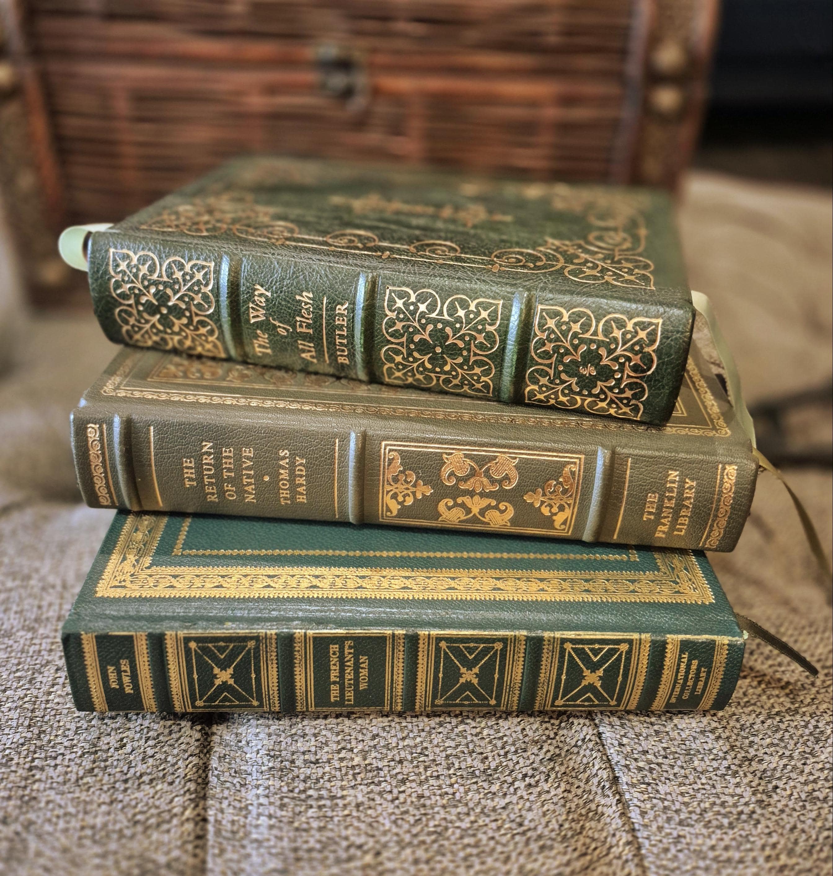 Antique Book set - The Way of All Flesh Et al Leather Bound, Easton Press