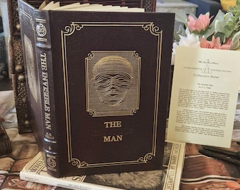 The Invisible Man, Easton Press First Edition, H.G. Wells, Illustrated Leather Book