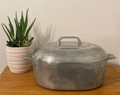 Vintage Wagner Ware Sidney -0- Magnalite 8 Qt. 4265 P Aluminum Roaster Roasting Baking Pot 4