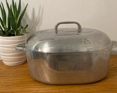 Vintage Wagner Ware Sidney -0- Magnalite 8 Qt. 4265 P Aluminum Roaster Roasting Baking Pot 4