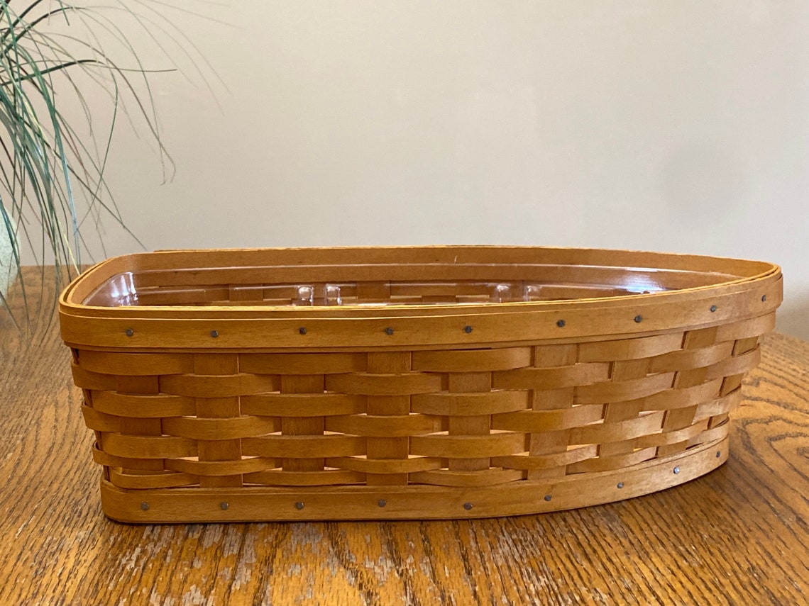 Longaberger Row Row Your Boat Basket With Plastic Insert & Etsy