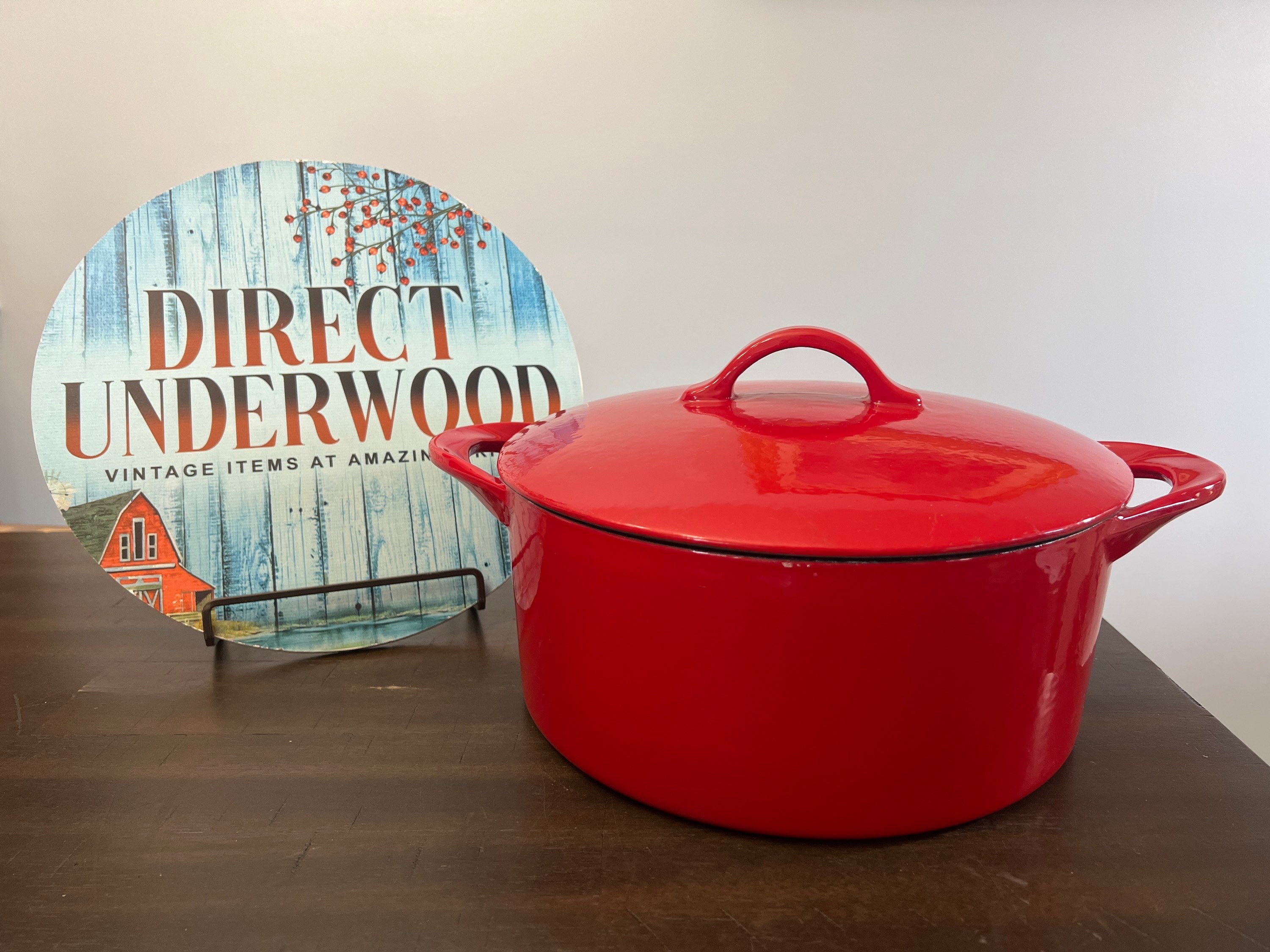 Great Lakes VNTG - Martha Stewart 6 Qt Enameled Cast Iron Dutch Oven