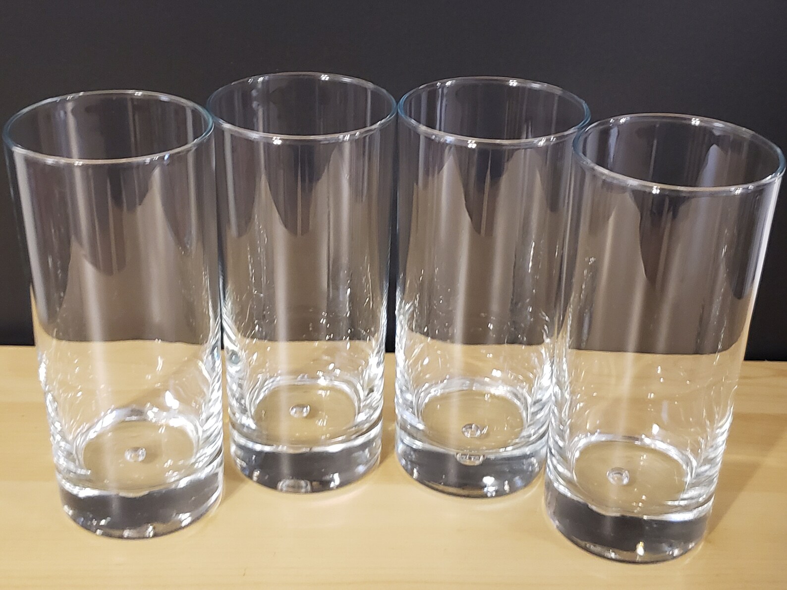 MIKASA Large 17.5 Oz. Tall Heavy Bottomed Highball Glasses Etsy