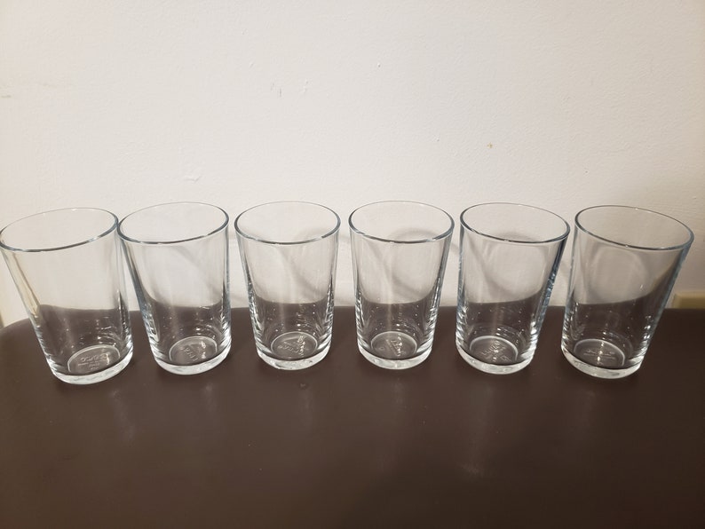 IKEA 2141 Glass Tumblers Clear 10 Oz. Drinking Glasses Made In Etsy