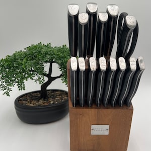 Emeril 15 Pc. Knife Block Set With Forged Handles