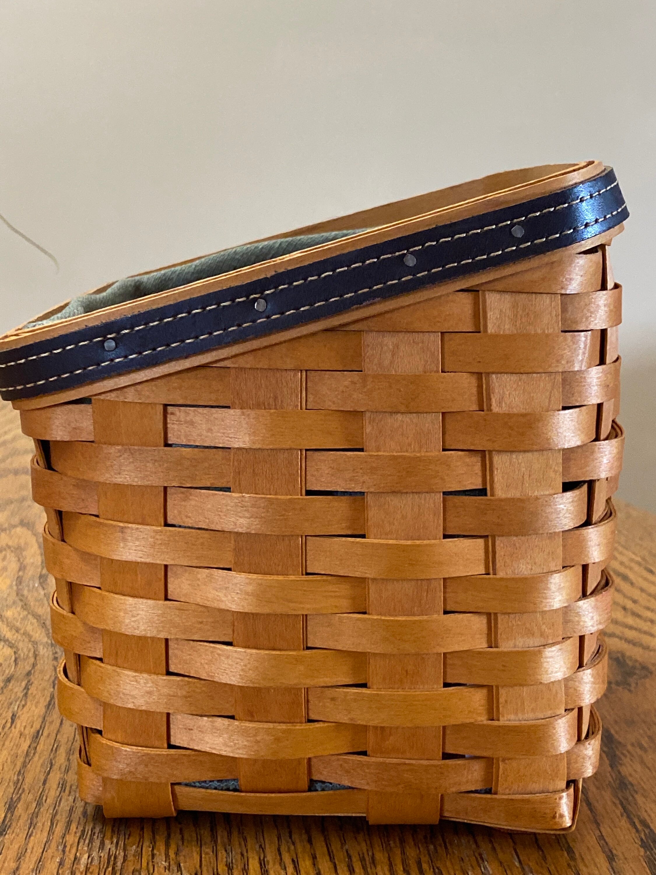 Longaberger TV Time / Daddy's Caddy Basket Combo. Plastic Etsy