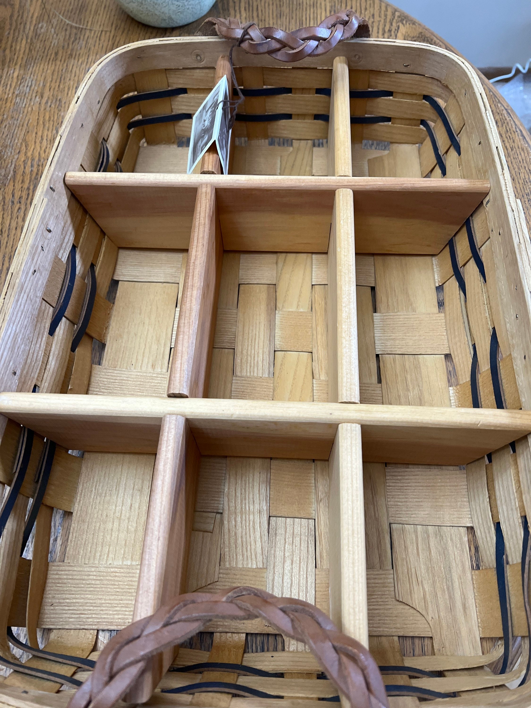 Peterboro Basket Buffett / Drink Server With Cutting Board and Etsy