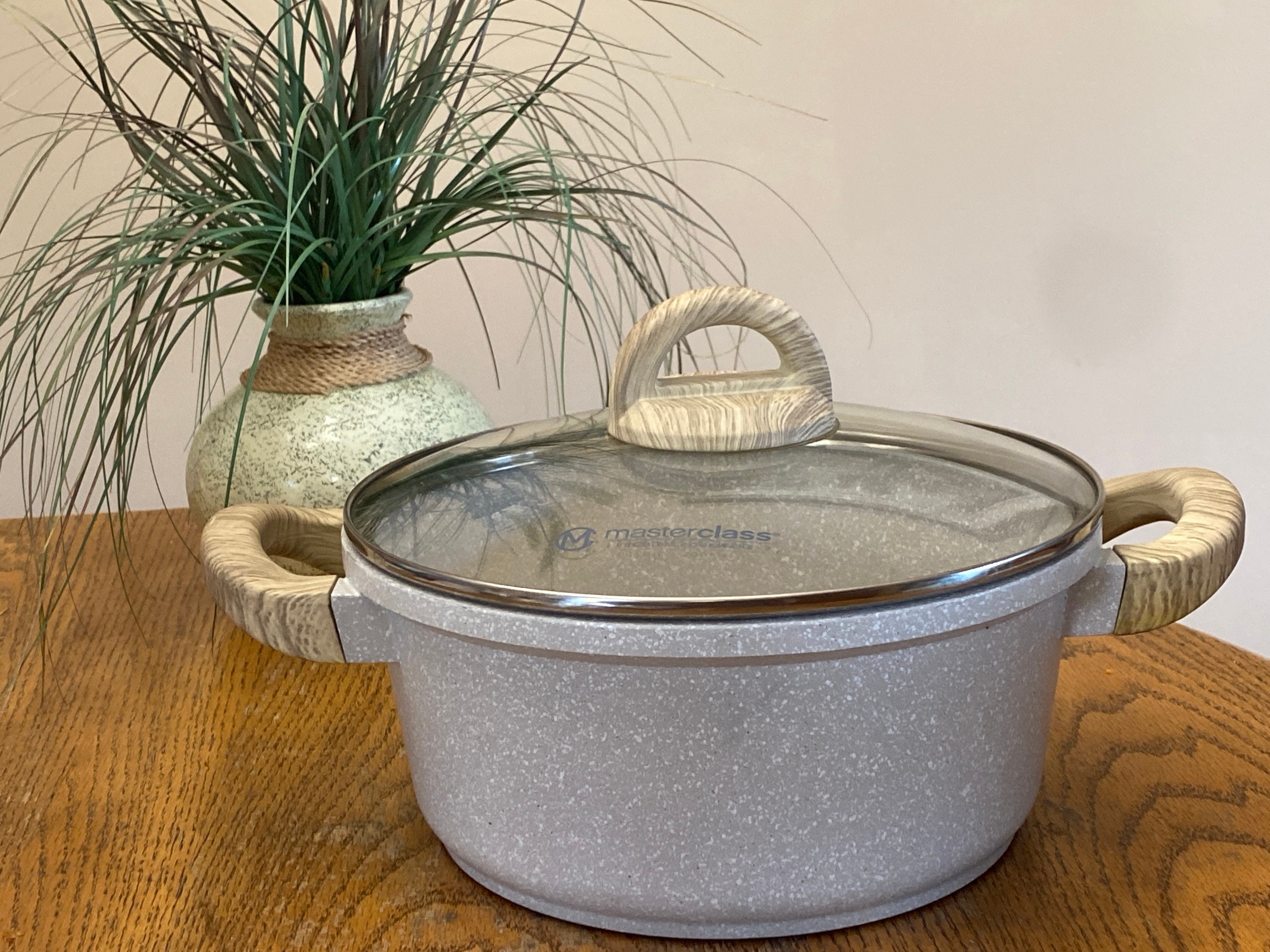 Masterclass Premium Cookware 5 Quart 9.5 Casserole Pot With Glass