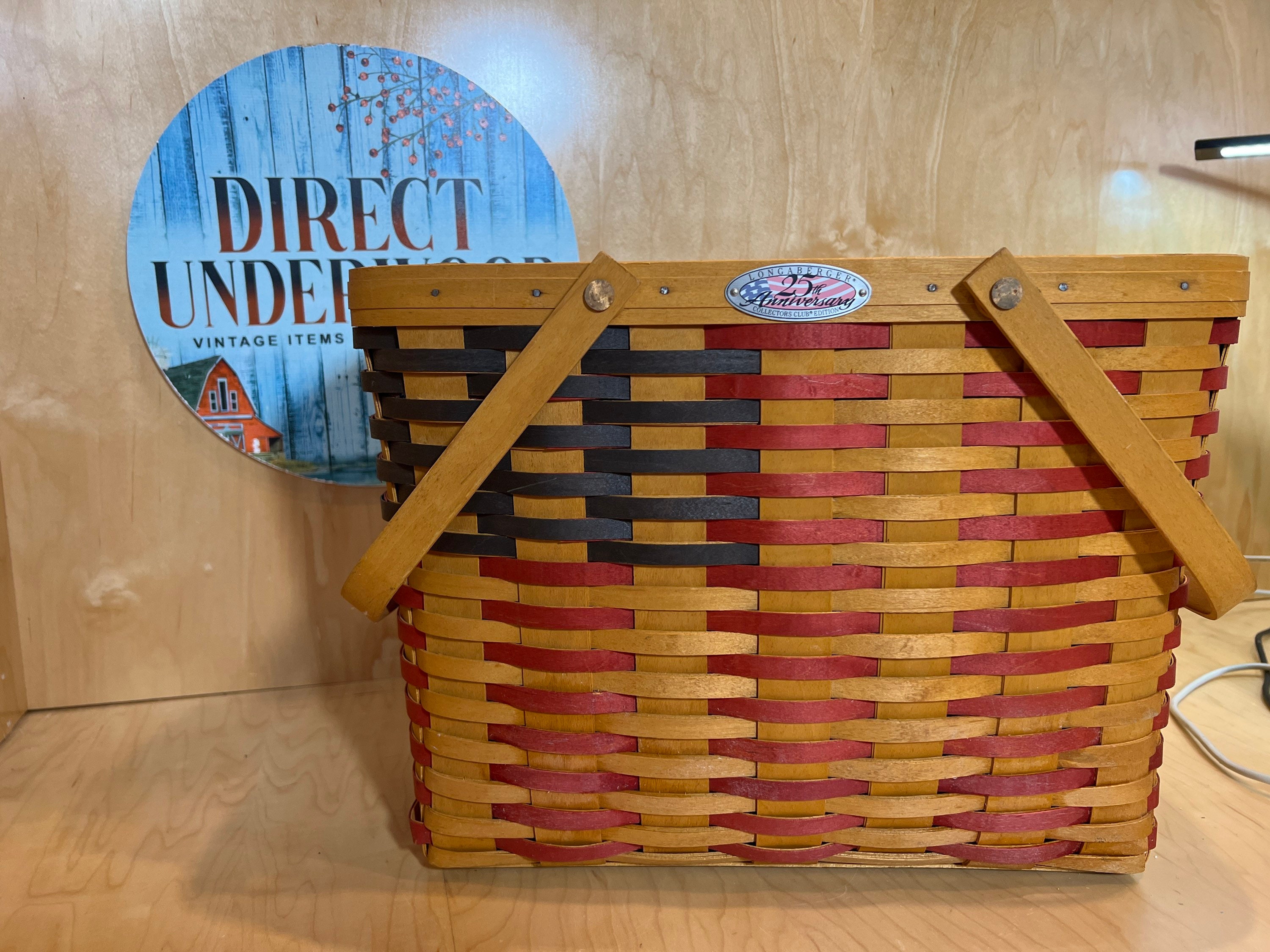 Vintage 1998 Large Longaberger 25th Anniversary All American Etsy