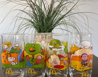 McDonalds 1983 Camp Snoopy Collection Promotional Glasses.  Pick Yours!