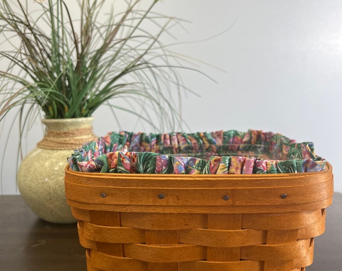 1996 Longaberger Large Berry Basket With Easter Liner & Etsy