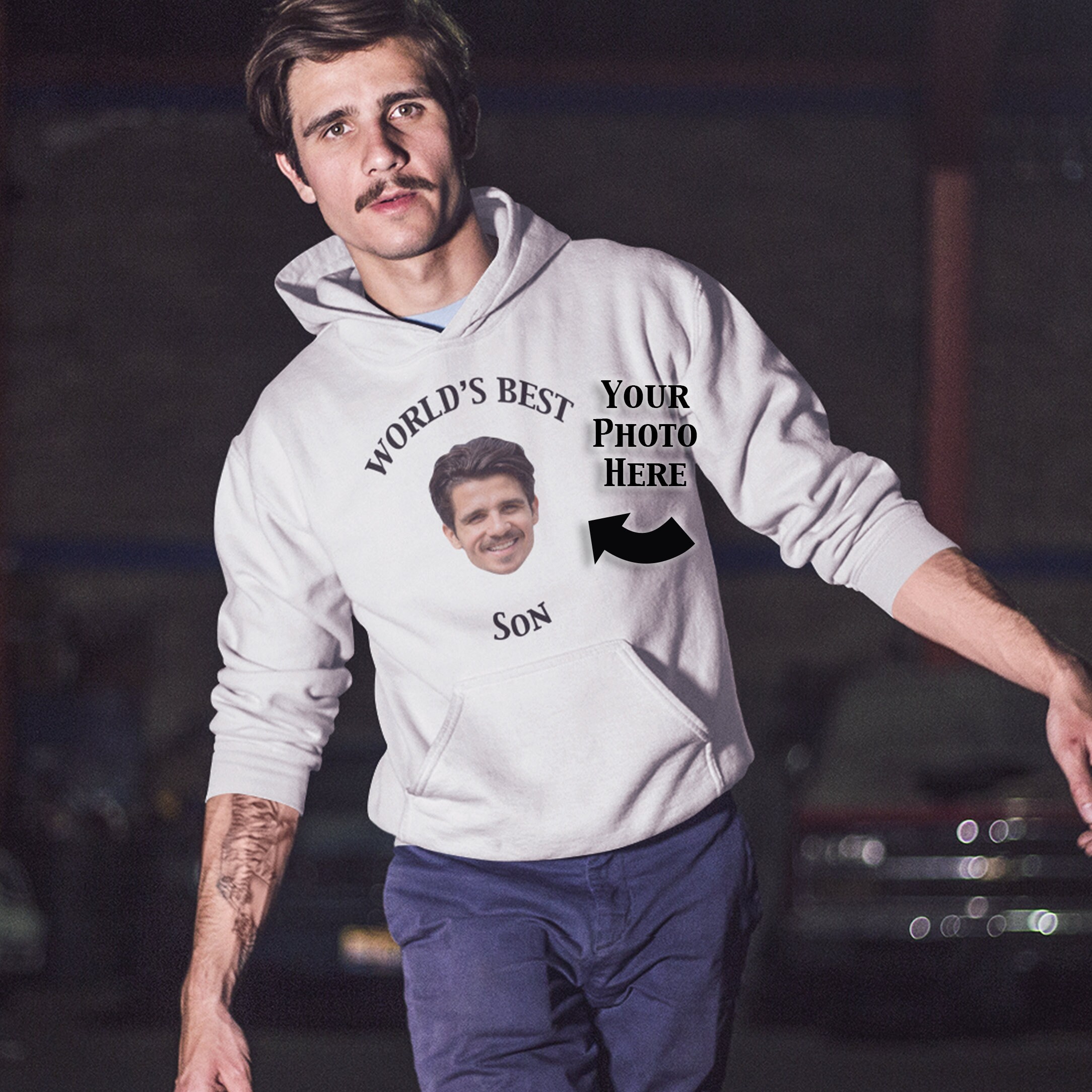 Custom World's Best Son Hoodie