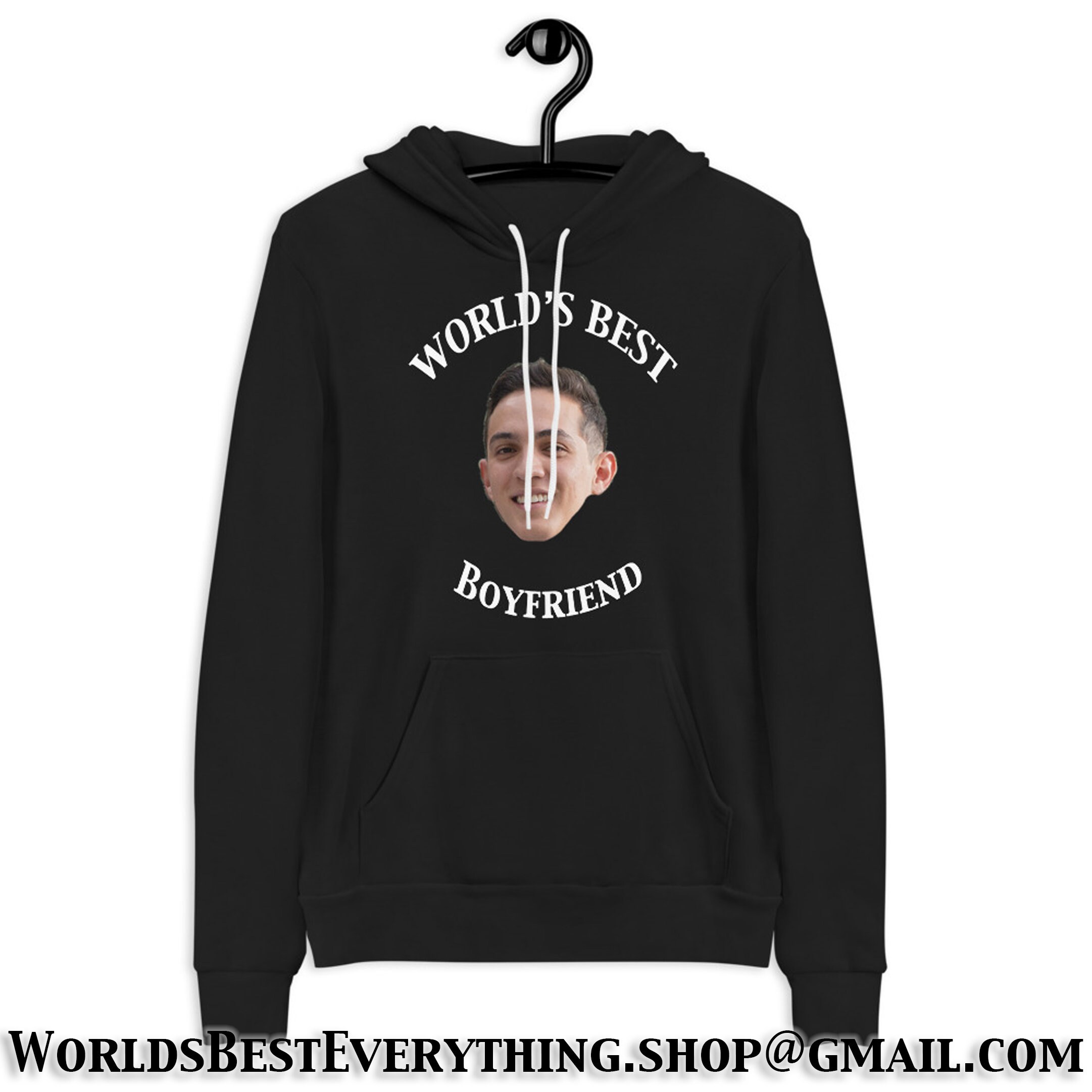 Custom World's Best Boyfriend Hoodie Etsy España