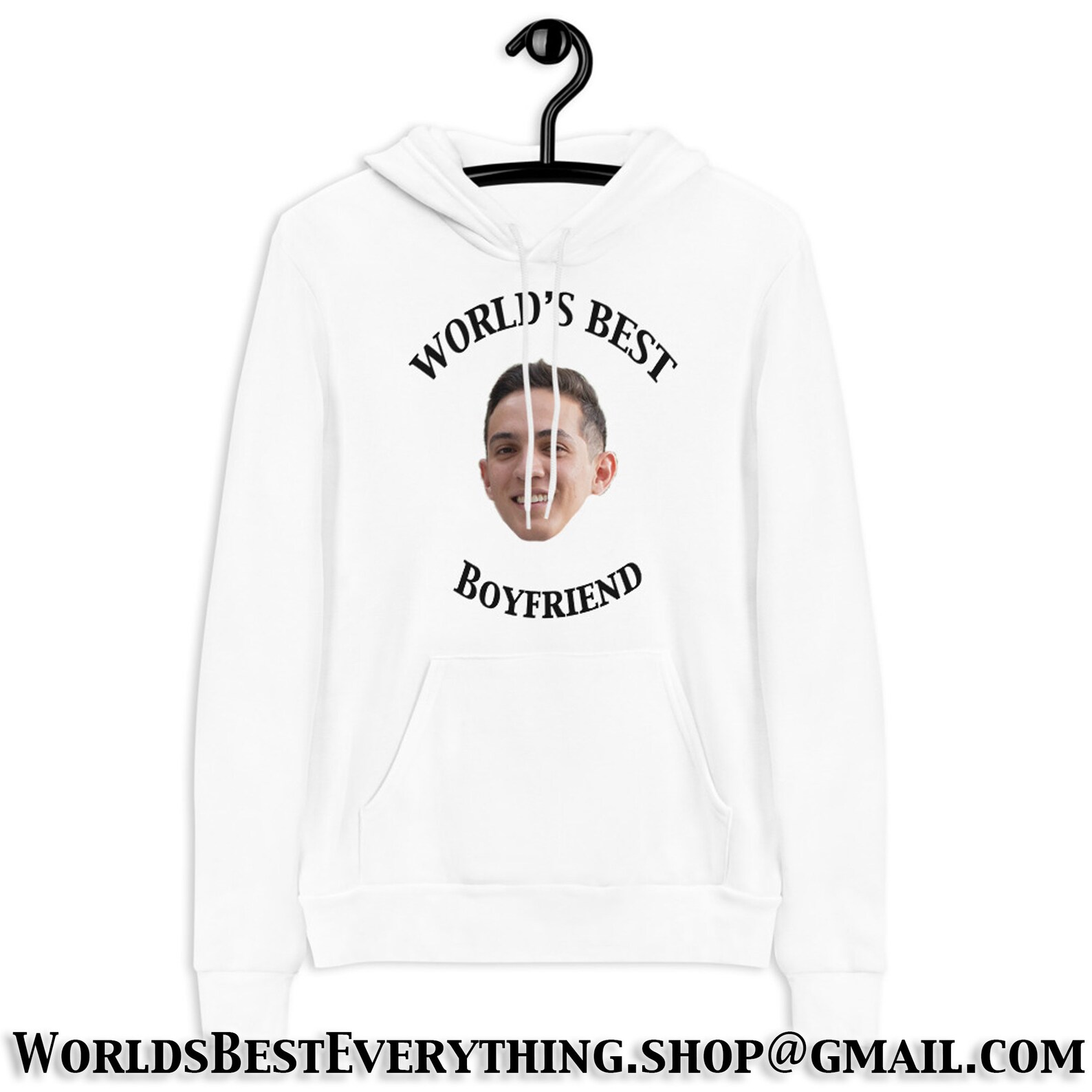 Custom World's Best Boyfriend Hoodie Etsy