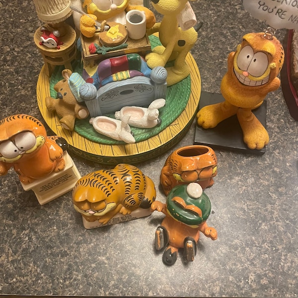 Garfield Music Box Etsy