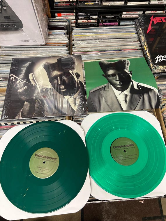 Tyler the Creator Chromakopia 2xlp Green Vinyl and Tiny Desk Both