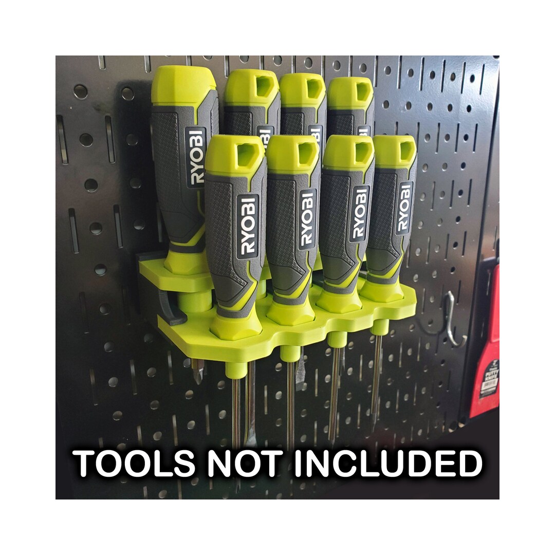 Metal Pegboard Rack for Ryobi 7-piece and 11-in-1 Screwdriver Set - Etsy