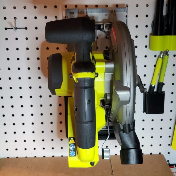 Rack for Ryobi 7.25 Circular Saw Link Pegboard Wall Mount Etsy