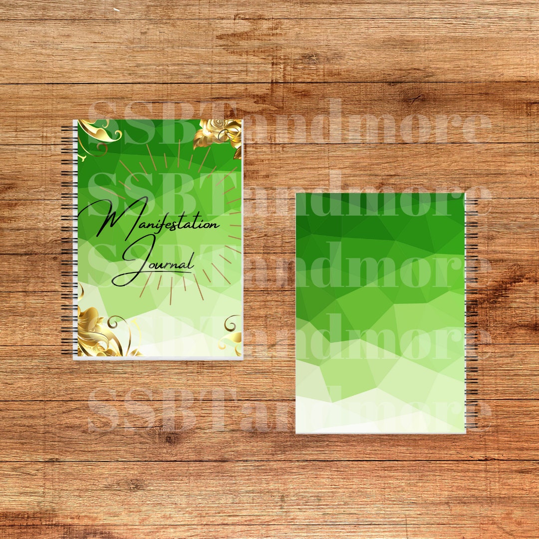 Digital Manifestation Journal Cover Png - Etsy