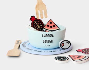 Sunnah Salad Wooden Set