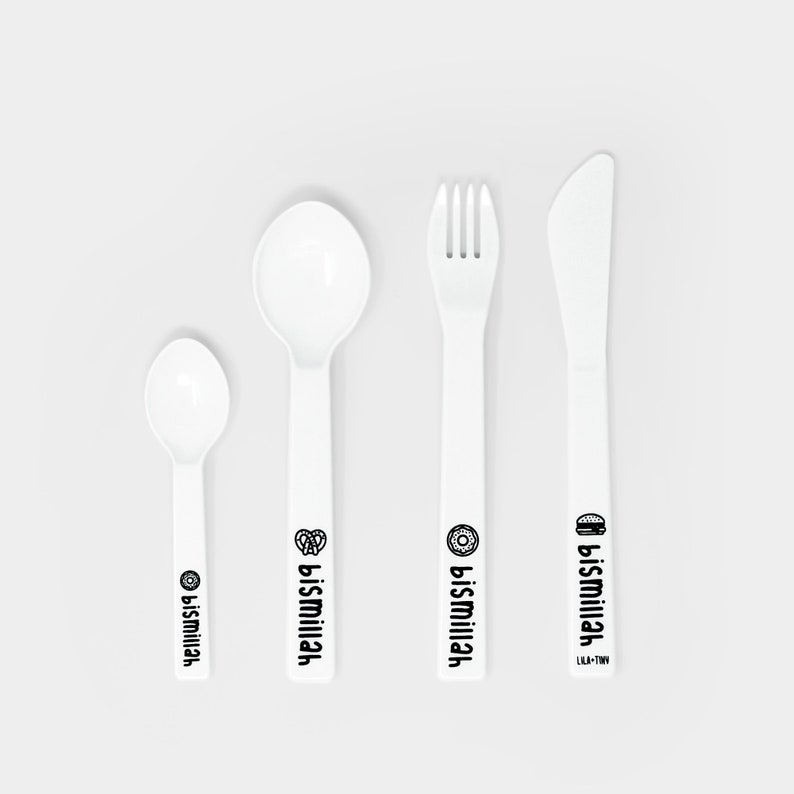 Bismillah Tableware Set with cutlery image 2