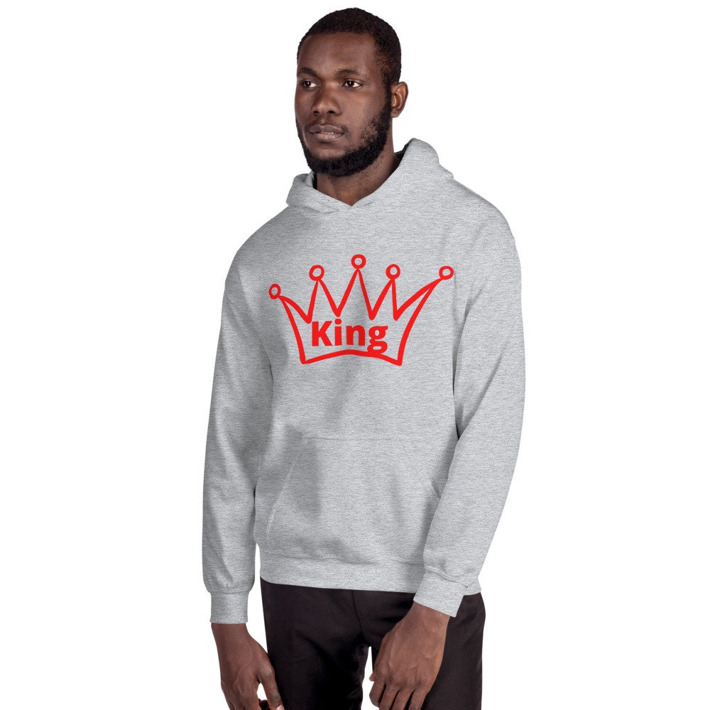King Hoodie Casual Hoodies Trendy Hoodies Hipster Etsy UK