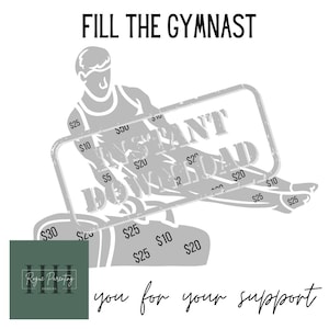 Gymnastics Fundraiser: Fill My Gymnast - Tumbling Team (Instant Download)