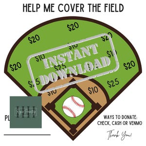 Baseball Fundraiser, Sponsor My Baseball Season, INSTANT DOWNLOAD, Fundraiser, Travel Baseball, Baseball Team