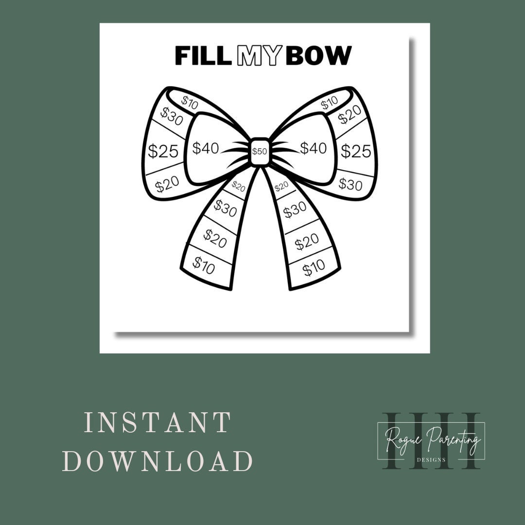 Cheer Fundraiser, Fill My Bow, INSTANT DOWNLOAD, Fundraiser, Cheer Cheer Fundraiser, Fill My Bow, INSTANT DOWNLOAD, Fundraiser, Cheer