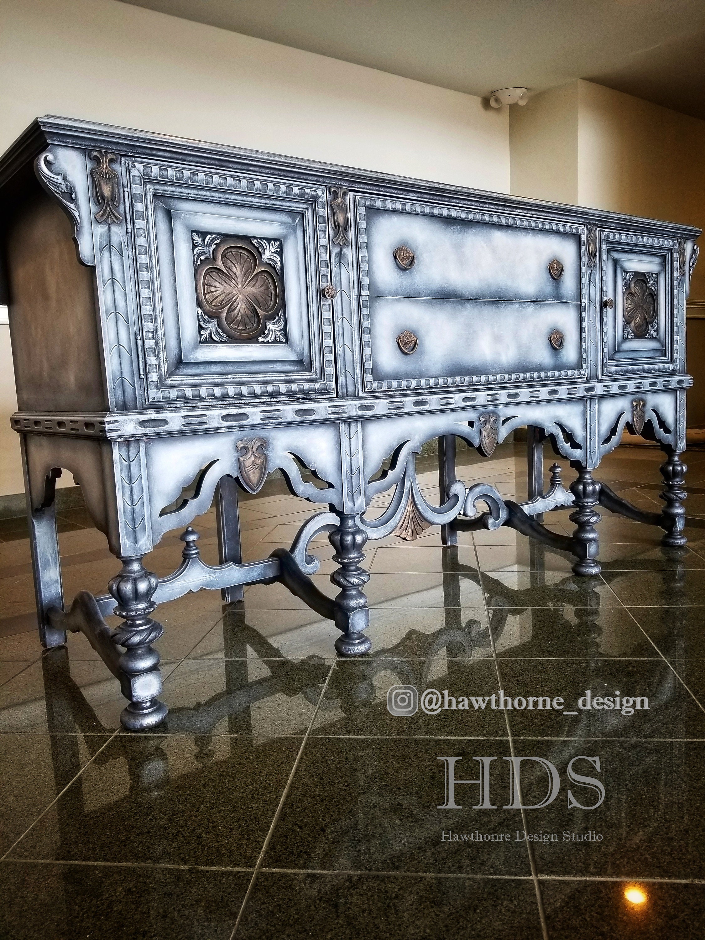SOLD SOLD SOLD *** Do Not Purchase * Refinished Antique Buffet ...