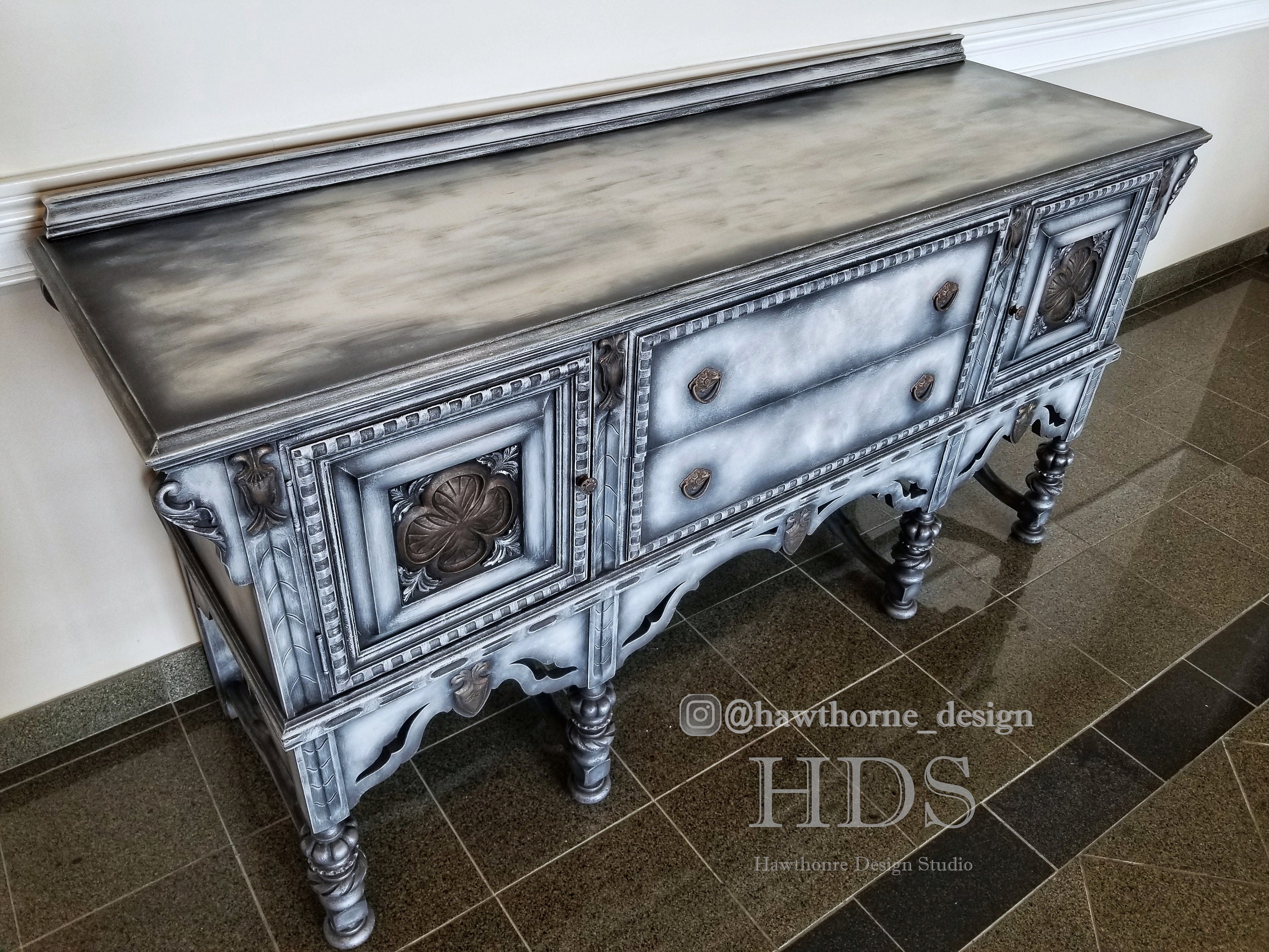 SOLD SOLD SOLD *** Do Not Purchase * Refinished Antique Buffet ...