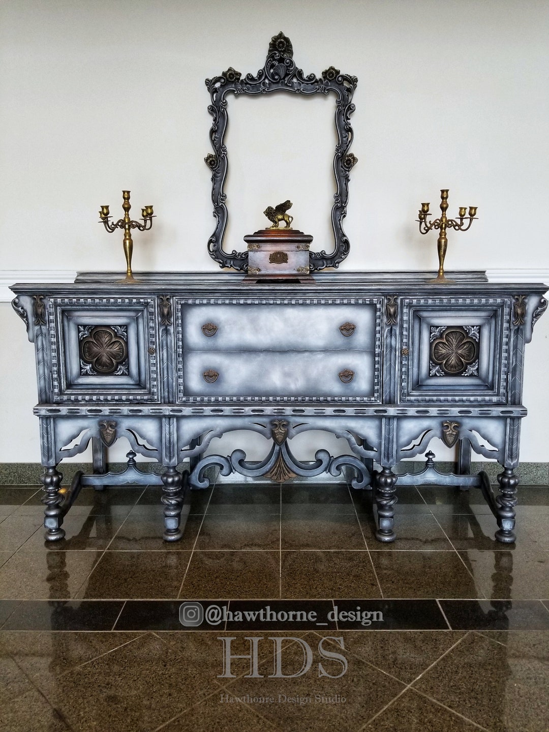 SOLD SOLD SOLD *** Do Not Purchase * Refinished Antique Buffet ...