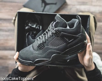 Jordan 4 Black Cat - Etsy UK