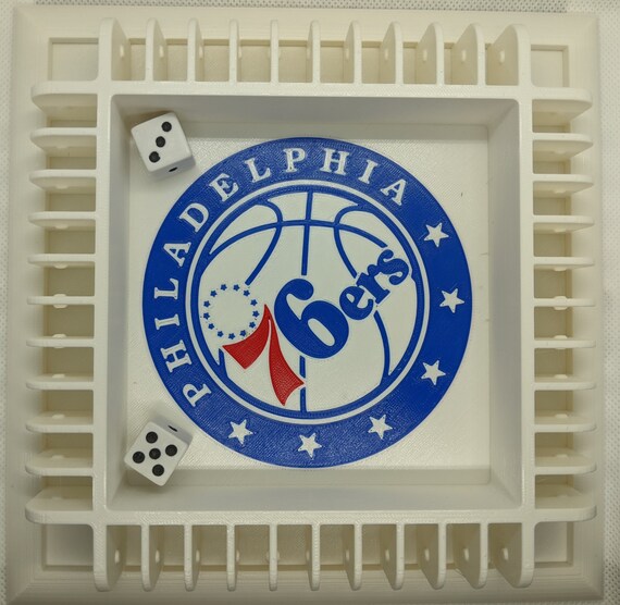 Philadelphia 76ers Shut the Box Four Player Version Custom 3D