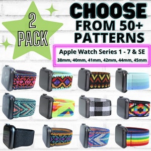 Elastic apple watch band 38mm sale