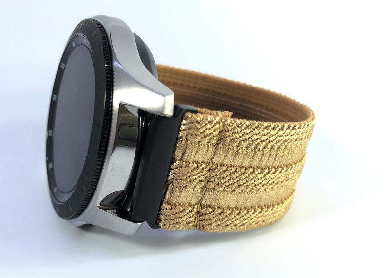 Elastic Samsung Galaxy 46mm Watch Band Custom Fit Shiny Etsy