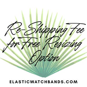 Re-Shipping Fee for Free Resizing Option